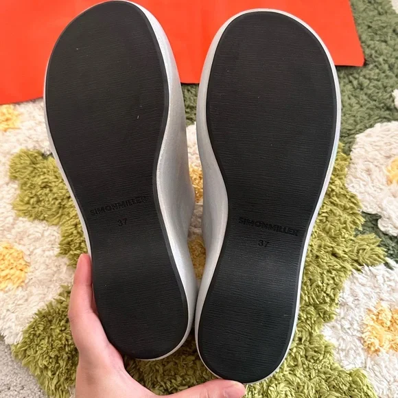 Simon Miller Iridescent Slip-On Mules - Picture 6 of 8